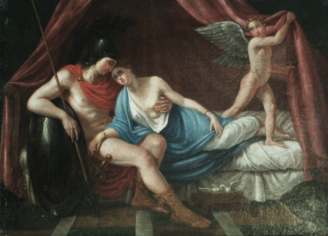 Mars, Venus And Cupid (Allegory Of Love) by Joseph-Marie Vien